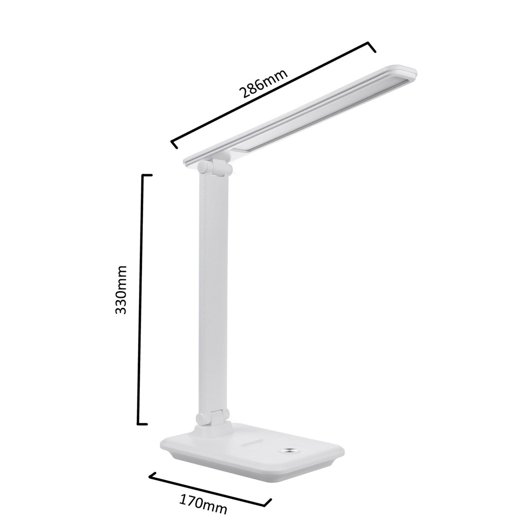 Dimmbare LED Schreibtischlampe Schreibtischleuchte Tischlampe 9W IP20 3000K 4500K 6500K