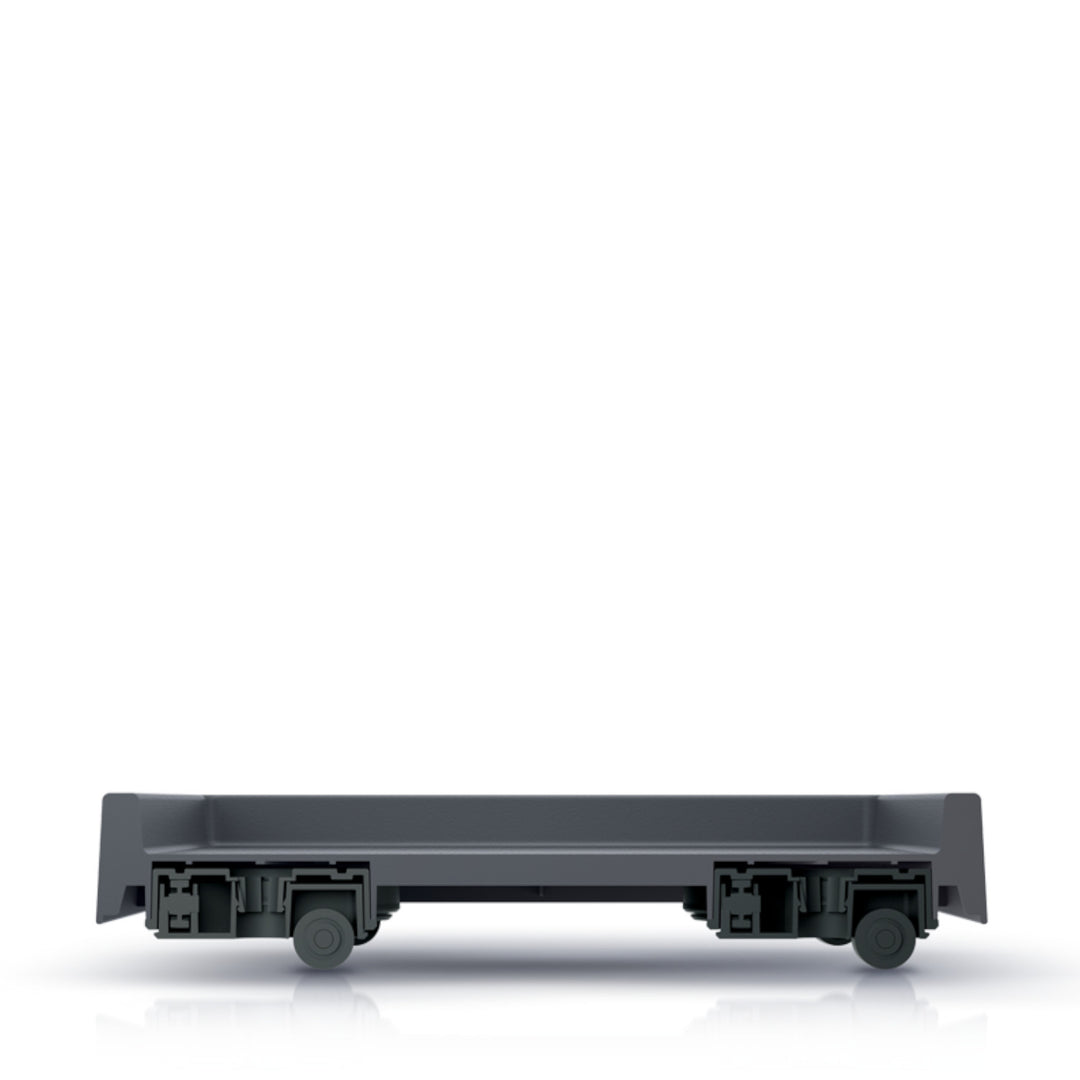 Mobile Saucer Square Blumentopf Untersetzer mit Rollen Pflanzenroller Blumenroller Roller 360 Grad Drehbar Quadratisch 446x446x63mm
