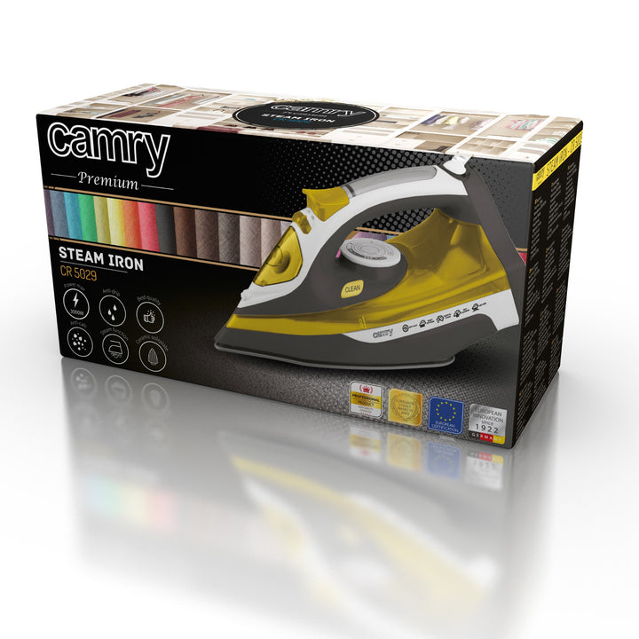 Camry CR 5029 3000W Bügeleisen - Keramiksohle, automatische Reinigungsfunktion
