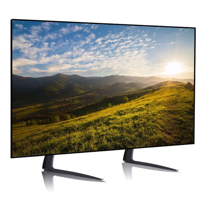 Tischstandfuß Universeller Tisch-TV-Ständer TV Monitor Standard Tisch Schreibtisch TV Fuß Bildschirm 32-70 Zoll VESA 800x500 bis 50kg