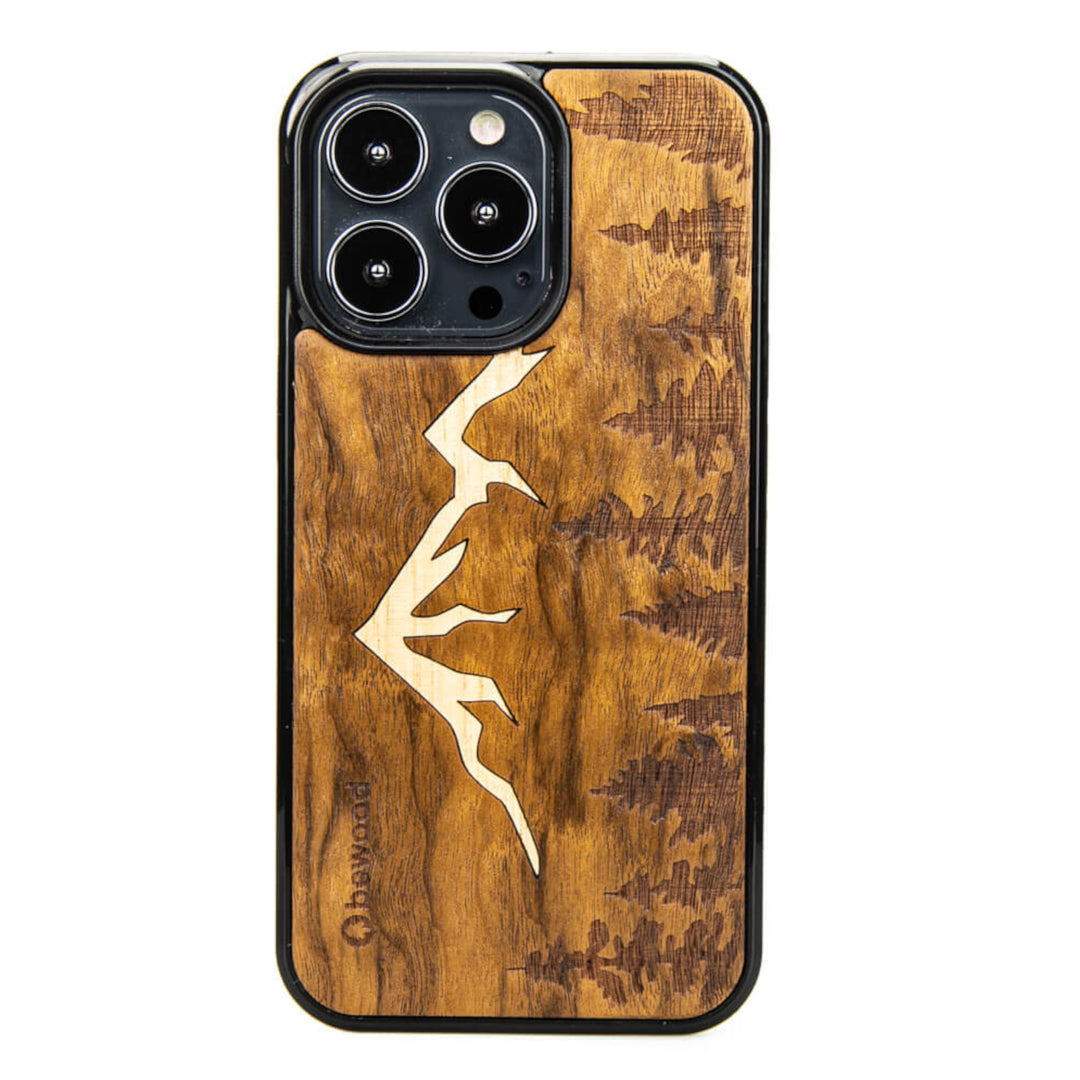 HOLZETUI IPHONE 13 PRO TOP IMBUIA HOHE QUALITÄT