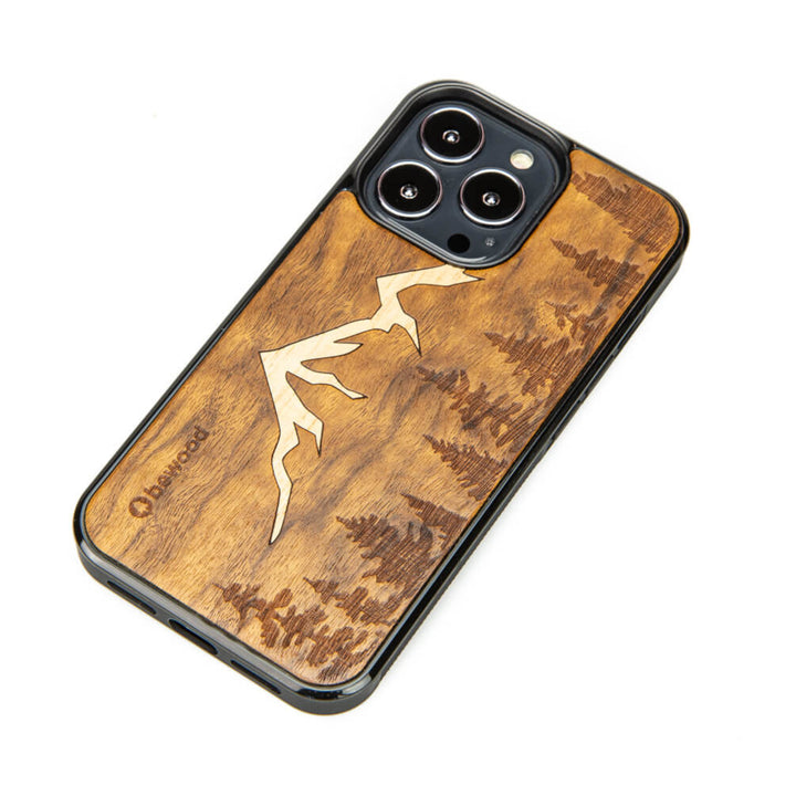 HOLZETUI IPHONE 13 PRO TOP IMBUIA HOHE QUALITÄT