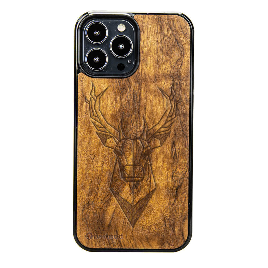 HOLZETUI IPHONE 13 PRO MAX STAG IMBUIA HOHE QUALITÄT