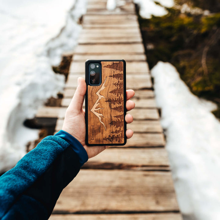 HOLZETUI IPHONE 12 / 12 PRO TOP IMBUIA HOHE QUALITÄT