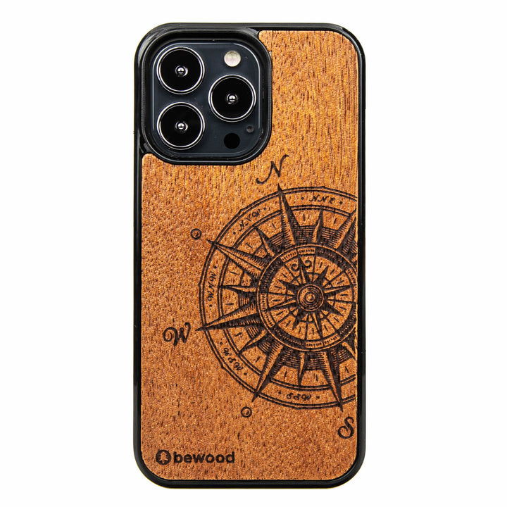 HOLZETUI IPHONE 13 PRO TRAVELER MERBAU HOHE QUALITÄT