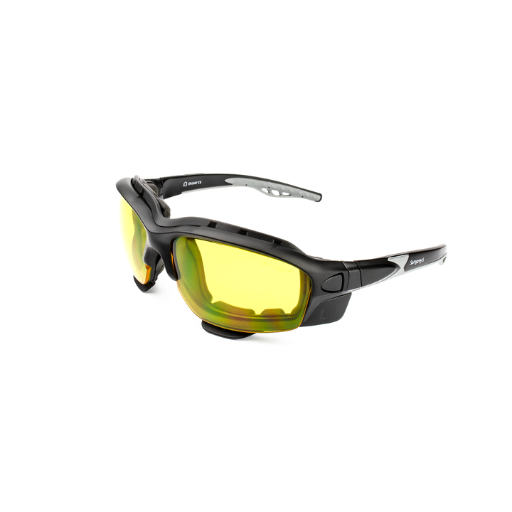 Universelle Schutzbrille Leichte Sicherheitsbrille UV400 Filter hohe Qualität gelbes Glas