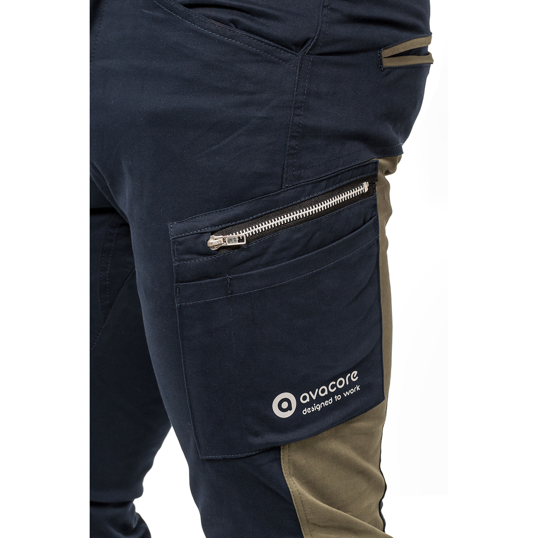 TUBBOS Bundhose in marineblau/oliv, Größe 60