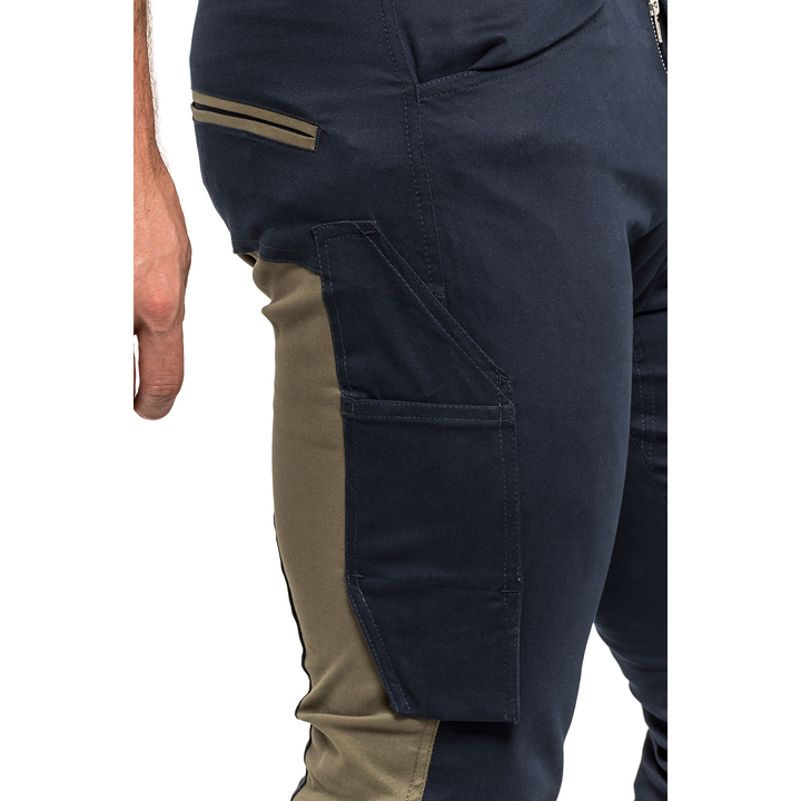 TUBBOS Bundhose in marineblau/oliv, Größe 60