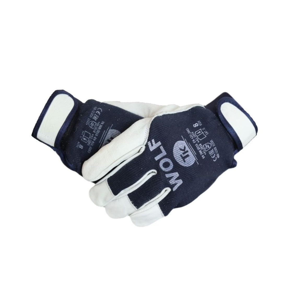 TK Wolf Arbeitshandschuhe Satz von 12 Paar Handschuhe aus atmungsaktiver Baumwolle Gartenarbeit Arbeitsschutz  Größe 11