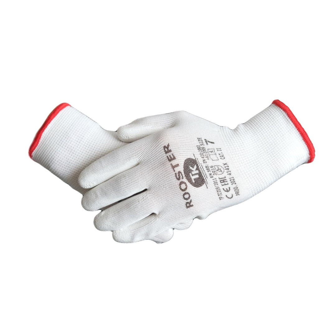 ROOSTER 12 paar Polyurethan-Handschuhe Arbeitshandschuhe  Größe 9