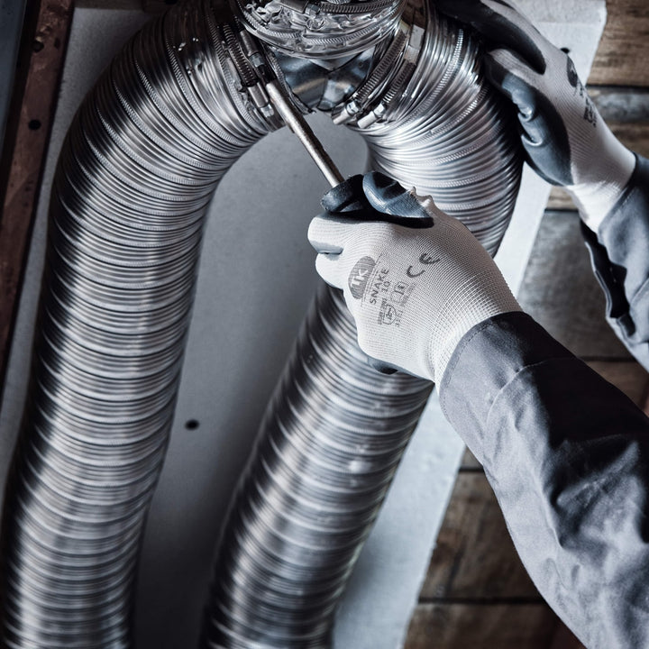 Handschuhe Arbeitskleidung Baumwolle Handflächen Arbeitsschutz Arbeitshandschuhe 12 Paar Größe: 10