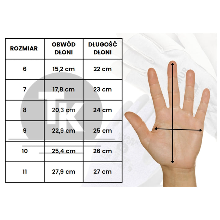 TK BUDGIE PVC SCHAUMSTOFFBESCHICHTETE HANDSCHUHE GR. 7 (12 PAAR)