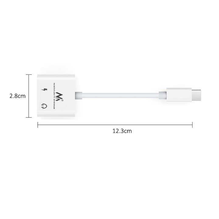 Adapter USB Typ-C - 3,5mm Miniklinke z Power Delivery (PD) 30W Maclean, MCTV-848