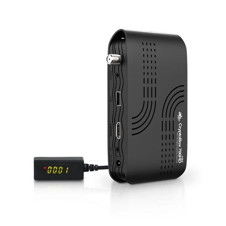 AB CryptoBox 700HD mini Satellitenempfänger Mediaplayer  Full HD 1080p H.265 HEVC Empfänger