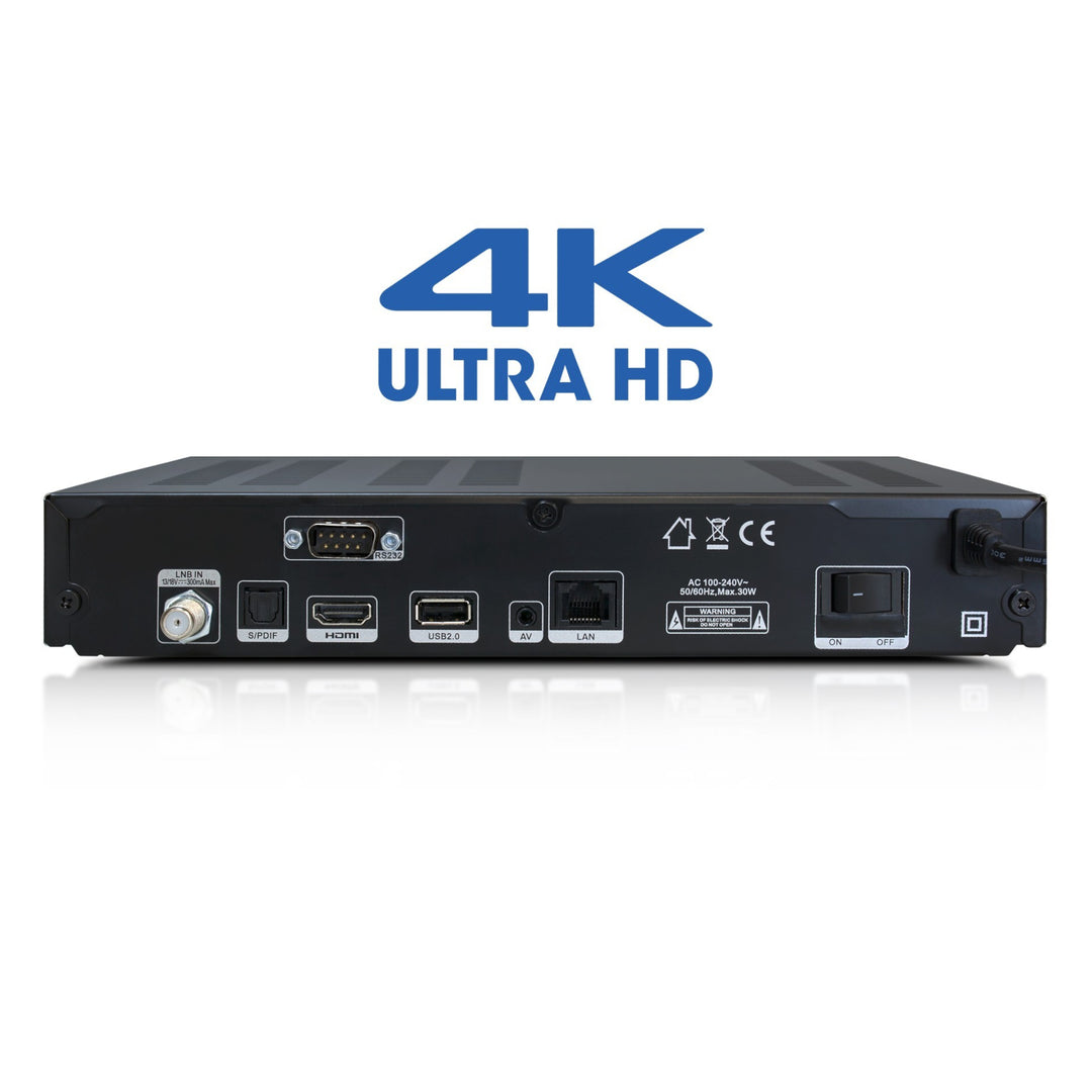 AB Cryptobox 800 UHD / AB CR800UHD 4K - UHD Satellitenempfänger und Mediaplayer  H.265 HEVC Codec