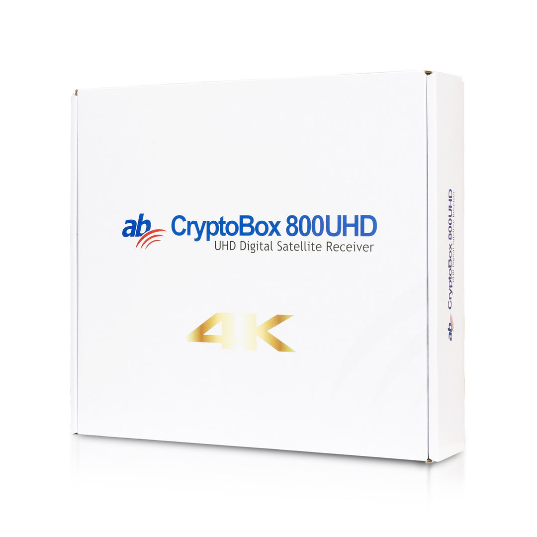 AB Cryptobox 800 UHD / AB CR800UHD 4K - UHD Satellitenempfänger und Mediaplayer  H.265 HEVC Codec