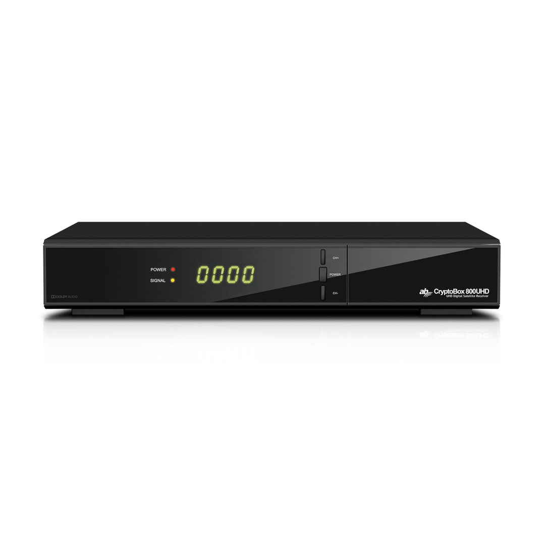 AB Cryptobox 800 UHD / AB CR800UHD 4K - UHD Satellitenempfänger und Mediaplayer  H.265 HEVC Codec