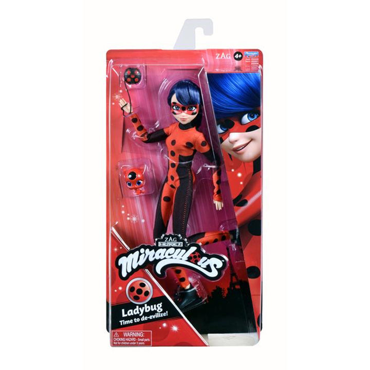 Ladybird Miraculous Ladybug and the Black Cat Puppe mit originalgetreuer Nachbildung der Märchenfigur