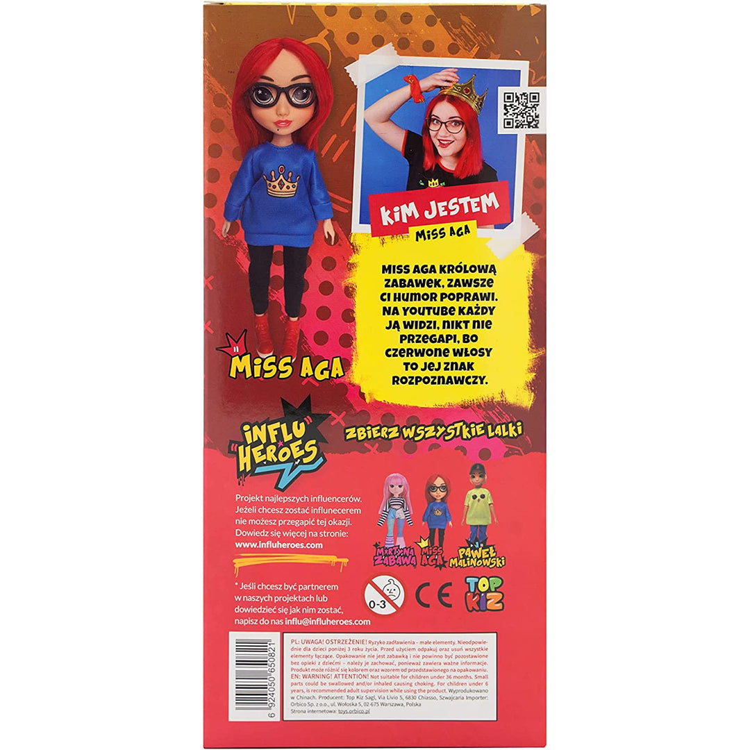 Influ Heroes Miss Aga Zubehör Puppe Höhe 23 cm