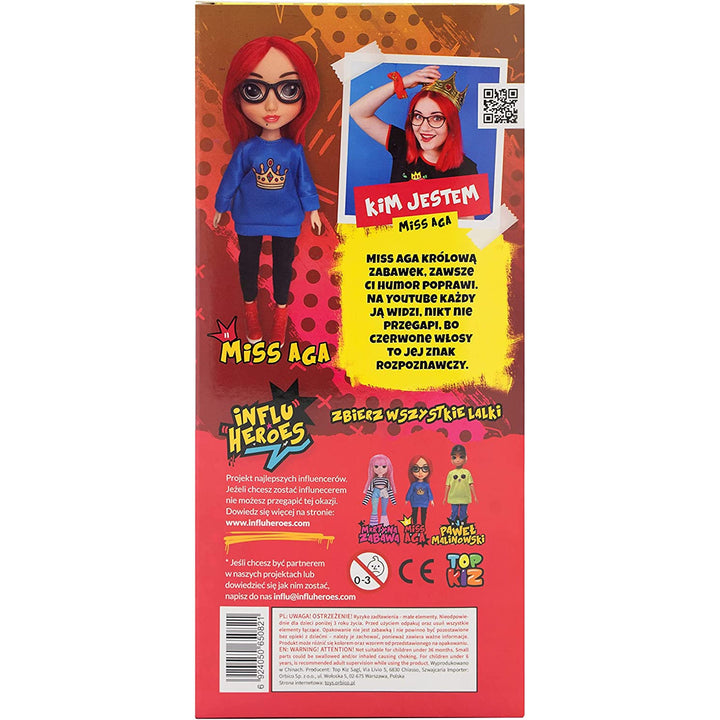 Influ Heroes Miss Aga Zubehör Puppe Höhe 23 cm