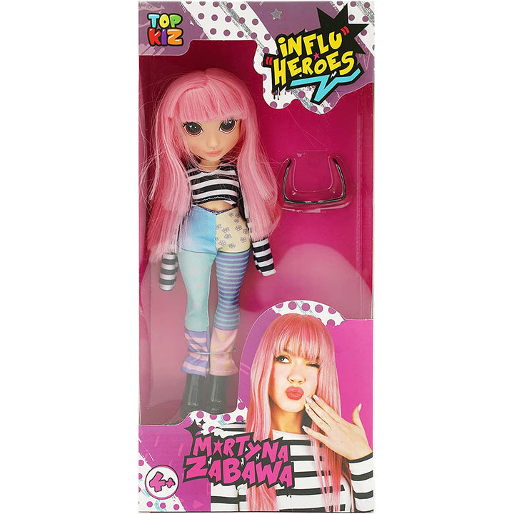 Influ Heroes Martyna Fun Doll Puppe mit Zubehör Influencerin Martyna Puppe