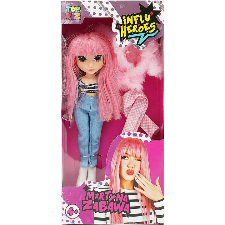 Influ Heroes Martyna Fun Doll Puppe mit Zubehör Influencerin Martyna Puppe