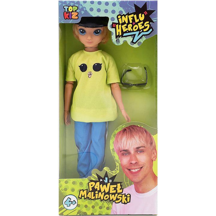 Influ Heroes Pawel Malinowski 30 cm Puppe mit Zubehör