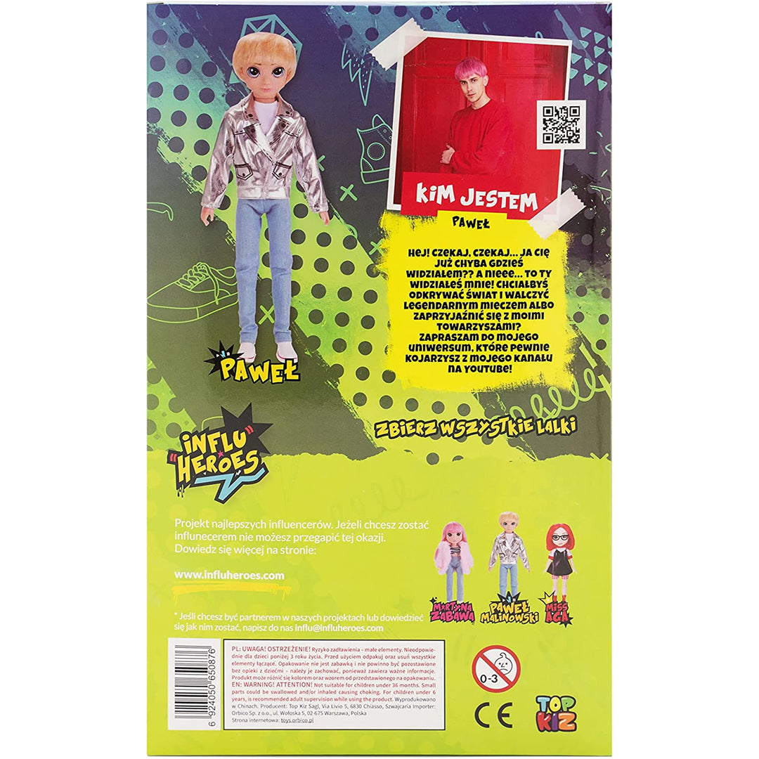 Influ Heroes Pawel Malinowski Set mit Zubehör und Kleidung