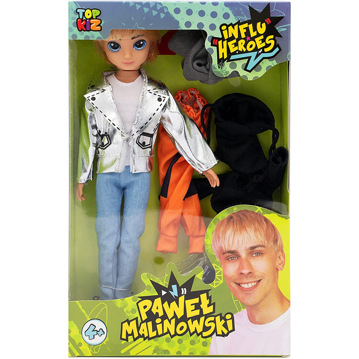 Influ Heroes Pawel Malinowski Set mit Zubehör und Kleidung