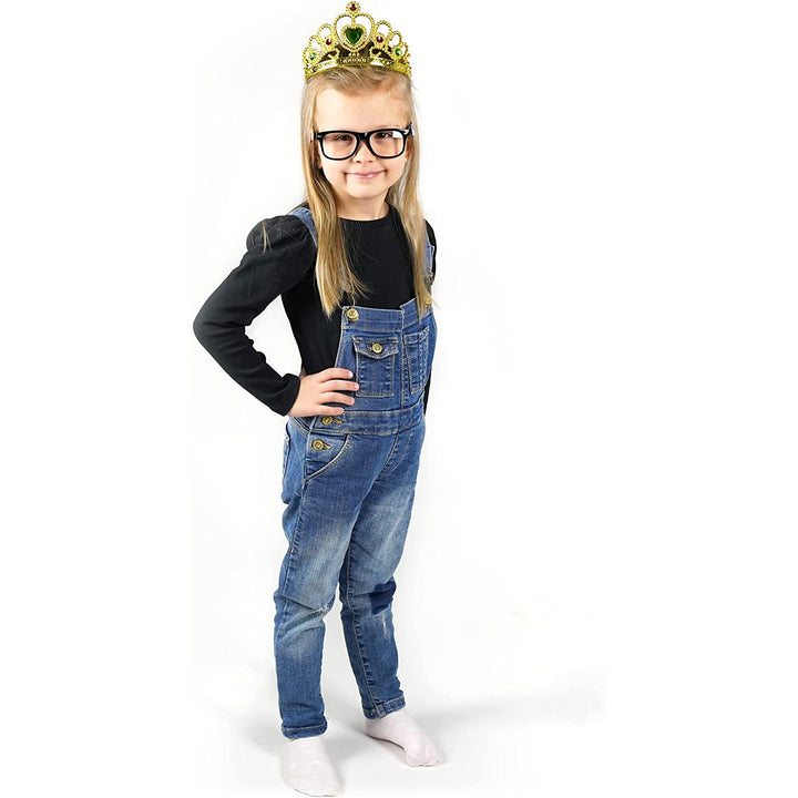 Influ Heroes Miss Aga Anziehsets Perücke, Krone, Brille