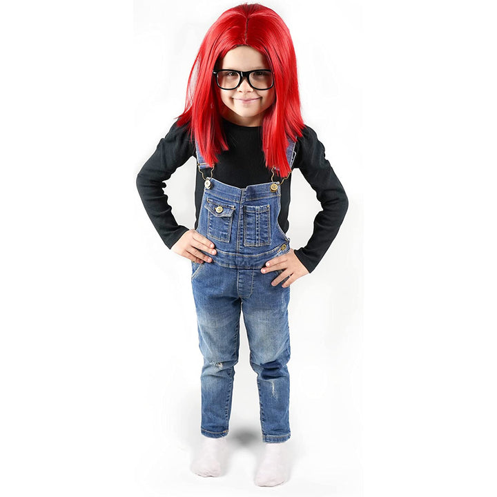 Influ Heroes Miss Aga Anziehsets Perücke, Krone, Brille