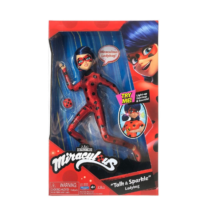 Marienkäfer Talk and Sparkle deluxe Miraculous Ladybug Puppe - Licht und Ton