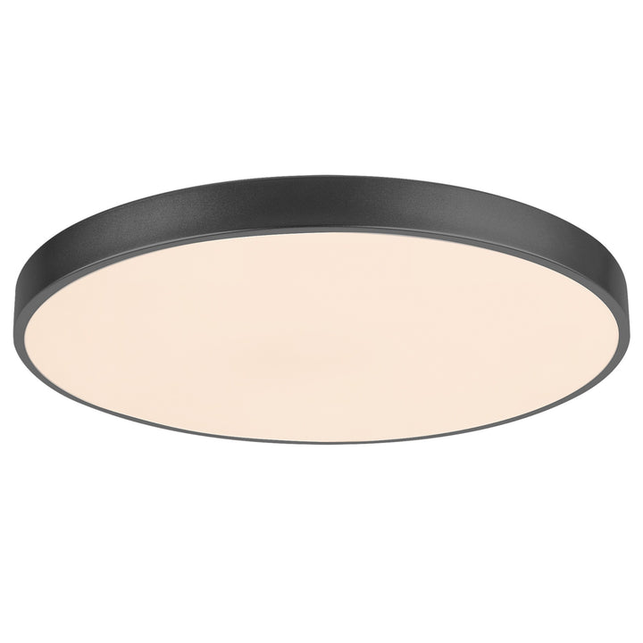 Deckenleuchte Tesia, ind. Ceil.LED 60W, m.schwarz,D60cm - Deckenplafond