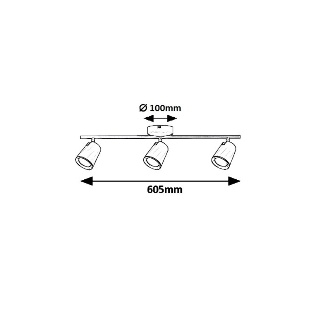 Deckenlampe Solange Spot LED 18W Weiß Deckenleuchte