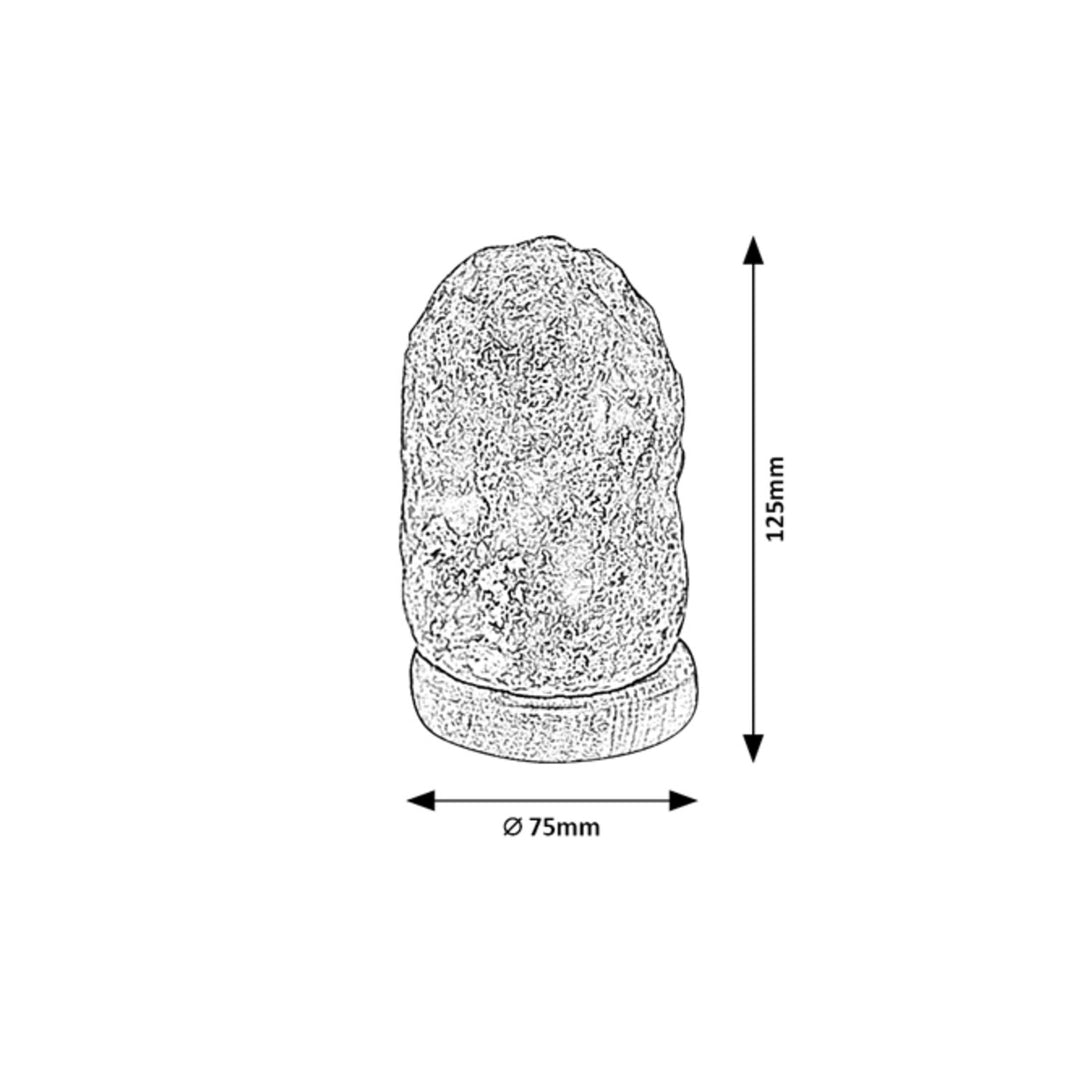 Rabalux 3680 Wasabi USB.RGB.Saltlampe LED 1W - Dekorative Lampe