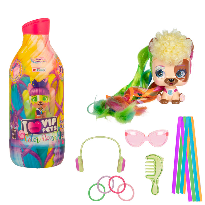 Puppe mit Zubehör Vip Pets Color Boost Serie 3 Mix