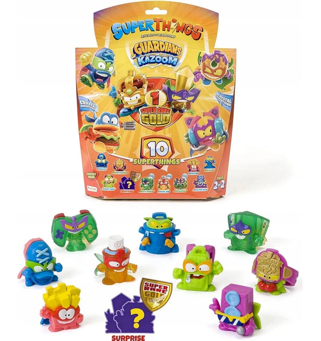 SuperThings Guardians of Kazoom Set 10 Magic Box 1 Figur in goldene Farbe