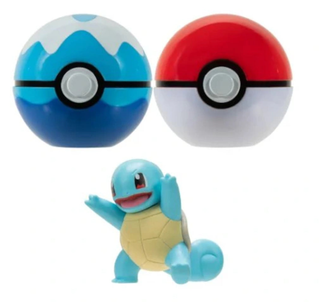 Pokemon Clip N Go Bandolier Squirtle Spielfigur Sammlerset Spielset