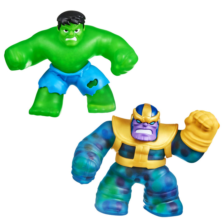 Spielfiguren Helden von Goo Jit Zu Marvel Hulk vs Thanos 2er Set