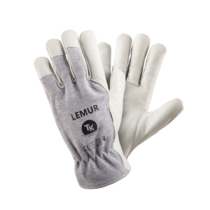 TK Lemur Arbeitshandschuhe Paar Handschuhe Bauarbeiterhandschuhe Montagehandschuhe Mechanikerhandschuhe Gartenarbeit Arbeitsschutz  Größe:7 1xPaar