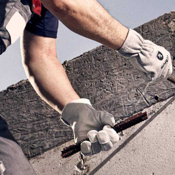 TK Lemur Arbeitshandschuhe Paar Handschuhe Bauarbeiterhandschuhe Montagehandschuhe Mechanikerhandschuhe Gartenarbeit Arbeitsschutz  Größe:7 1xPaar