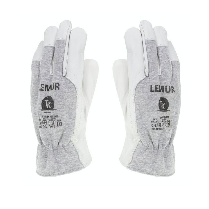 TK Lemur Arbeitshandschuhe Paar Handschuhe Bauarbeiterhandschuhe Montagehandschuhe Mechanikerhandschuhe Gartenarbeit Arbeitsschutz  Größe:7 1xPaar