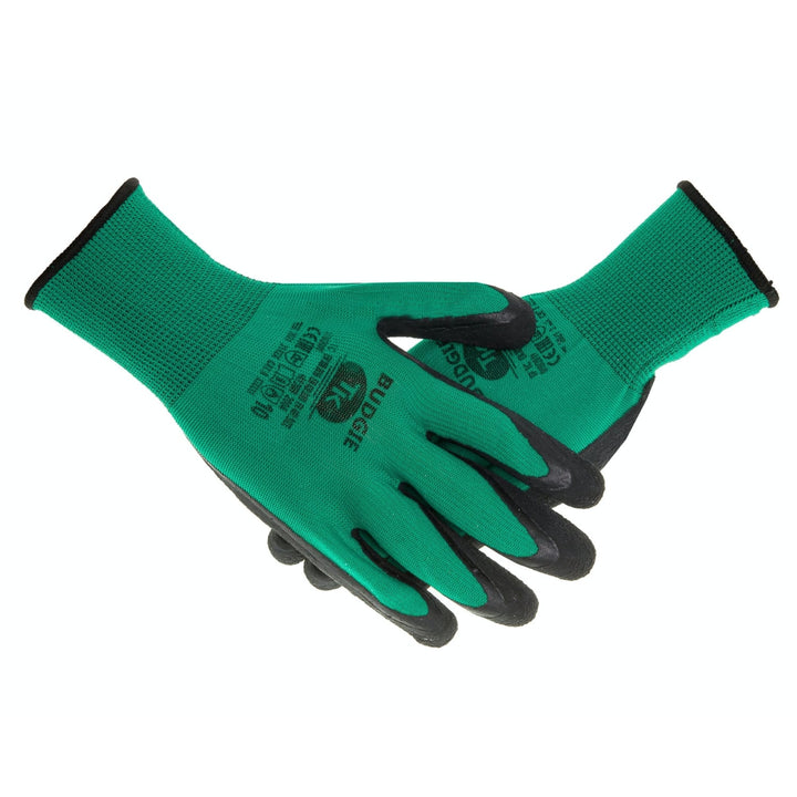 TK Budgie Arbeitshandschuhe 1x Paar Handschuhe aus PVC Gartenarbeit Arbeitsschutz Gartenhandschuhe Schutzhandschuhe  Größe: 11