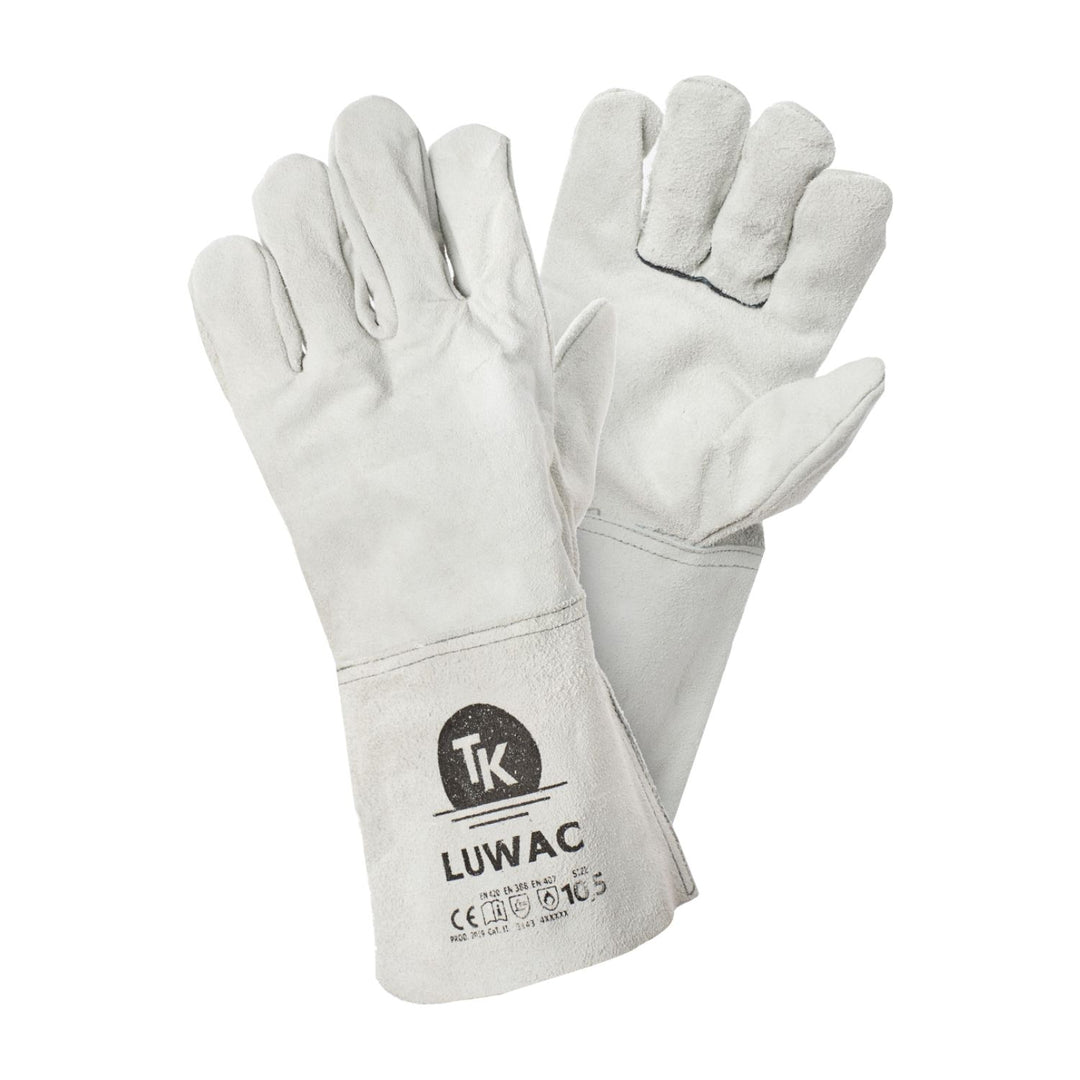 TK Schutzhandschuhe1x Paar Größe 10 Schweißerhandschuhe Arbeitsschutz aus hochwertigem Rindspaltleder