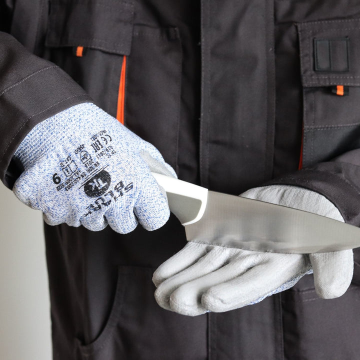Schutzhandschuhe Handschuhe Arbeitshandschuhe mit Polyurethan-Beschichtung Gr 7 (1 Paar)