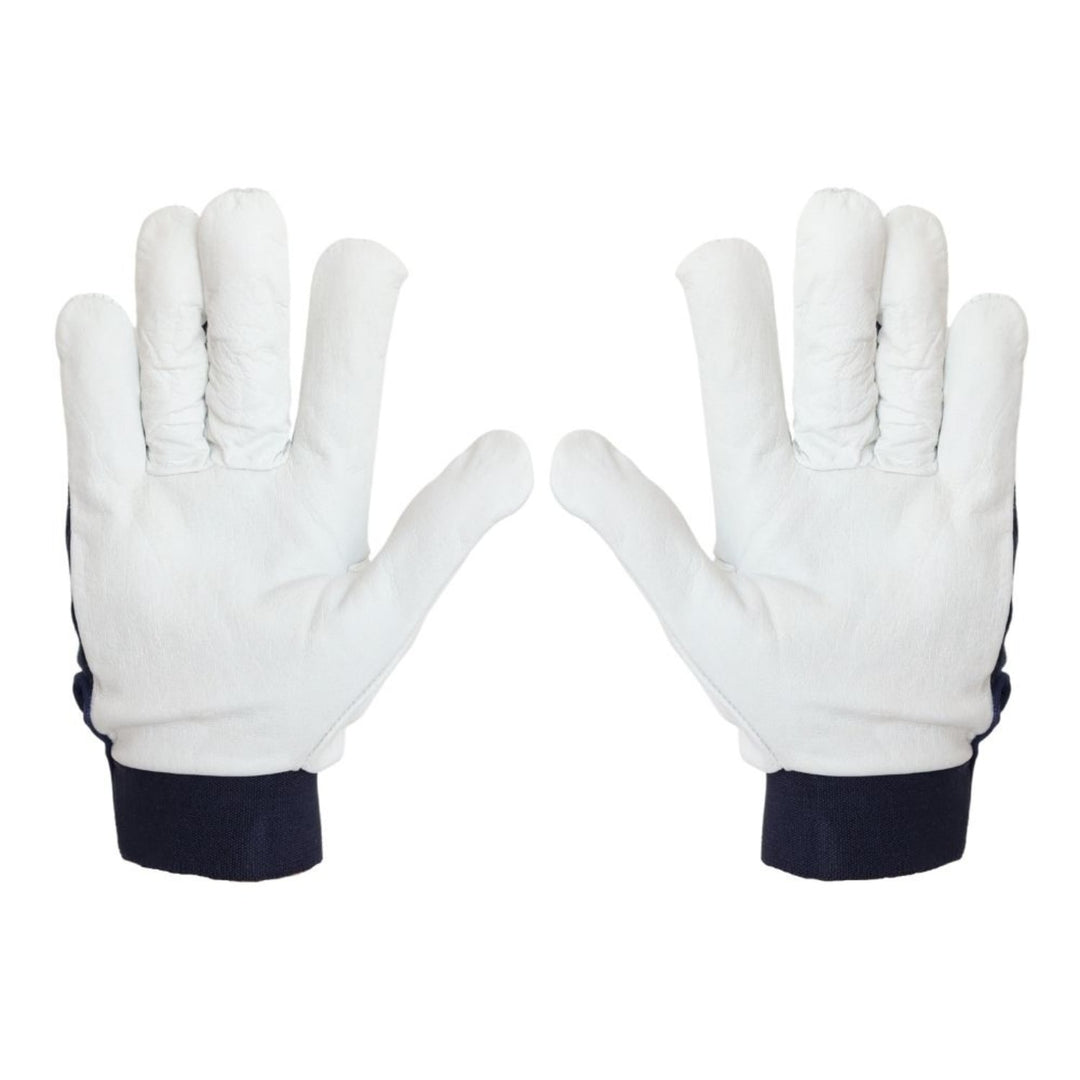 Wolf Arbeitshandschuhe Handschuhe aus Atmungsaktiver Baumwolle Gartenarbeit Arbeitsschutz Mechanikerhandschuhe mit Klettverschluss Größe:8 3x Paar