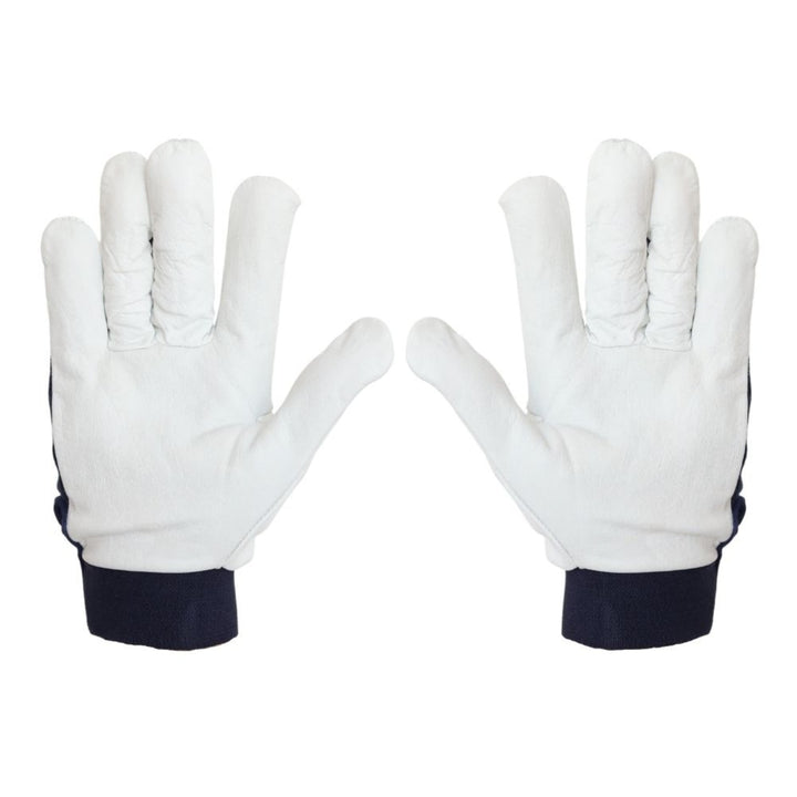 Wolf Arbeitshandschuhe Handschuhe aus Atmungsaktiver Baumwolle Gartenarbeit Arbeitsschutz Mechanikerhandschuhe mit Klettverschluss Größe:8 3x Paar