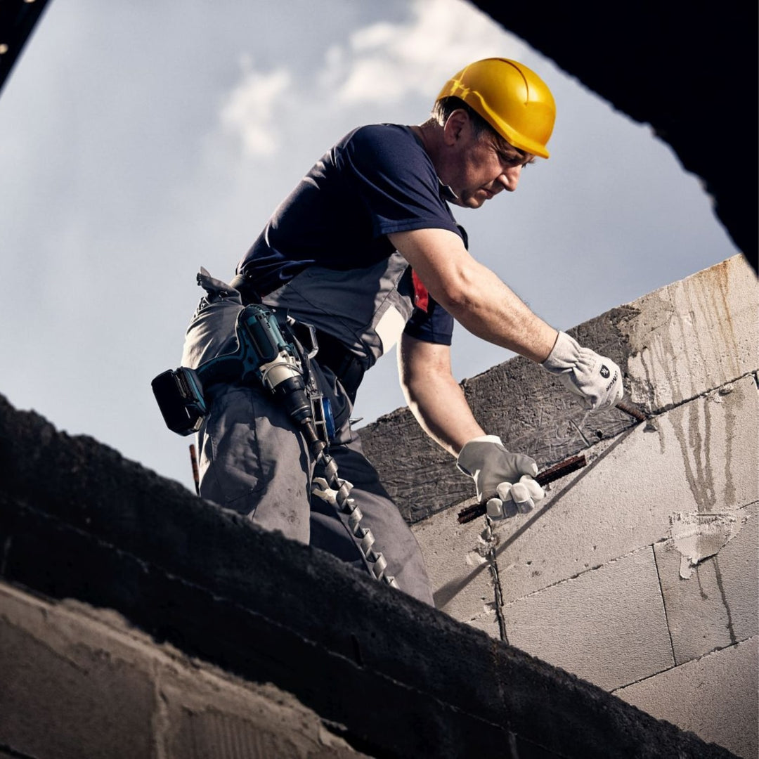 TK Lemur Arbeitshandschuhe Paar Handschuhe Bauarbeiterhandschuhe Montagehandschuhe Mechanikerhandschuhe Gartenarbeit Arbeitsschutz  Größe:9 3xPaar