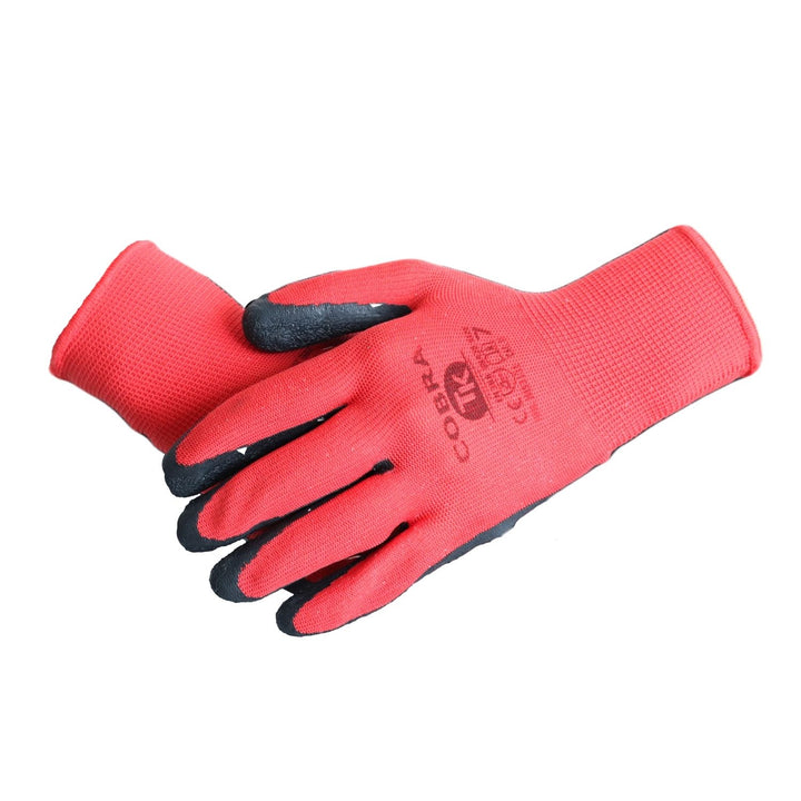 Latexgefütterte Arbeitshandschuhe R.7 (3 Paare)