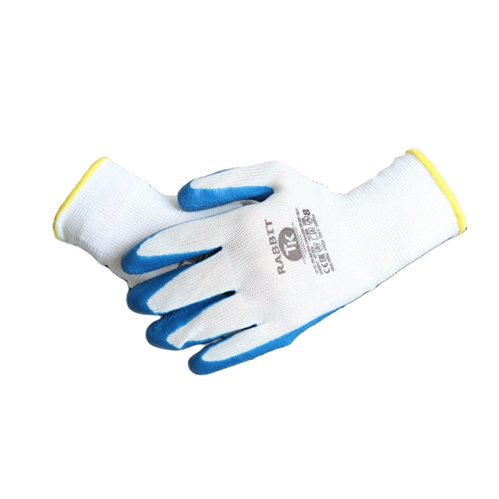 Rabbit Arbeitshandschuhe Gartenhandschuhe Handschuhe Schutzhandschuhe Latex  Größe:9 3x Paar
